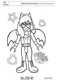 dc-kids-superhero-girls boyama sayfaları